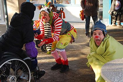 Gesundheit!Clowns bei Menschen mit Handicap